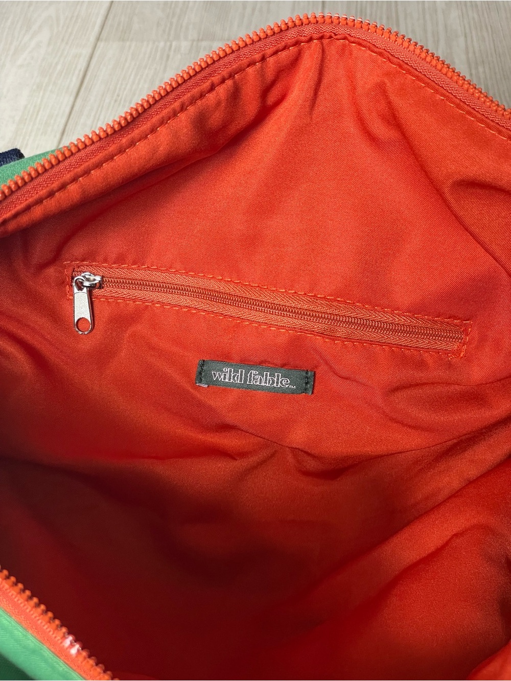 wild fable Green Canvas Duffle Bag with Multicolor Straps - Picture 8 of 8
